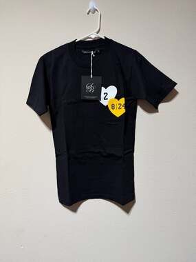 Sloan and Bennett Kobe and Gianna Bryant Tribute Heart Graphic T-Shirt